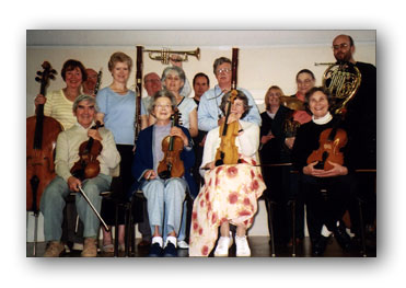 Some regular Slater Symphony Orchestra members